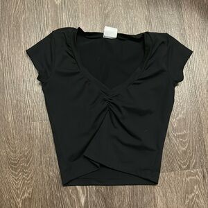 Bombshell Sportswear ruched baby tee